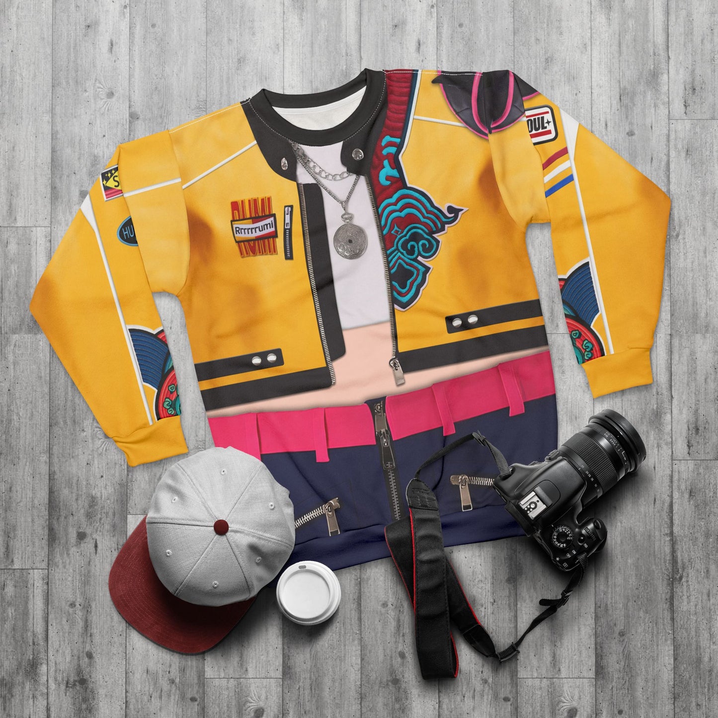 Kpop Yellow Style Long Sleeve Cosplay, IdoI Girl Group Costume