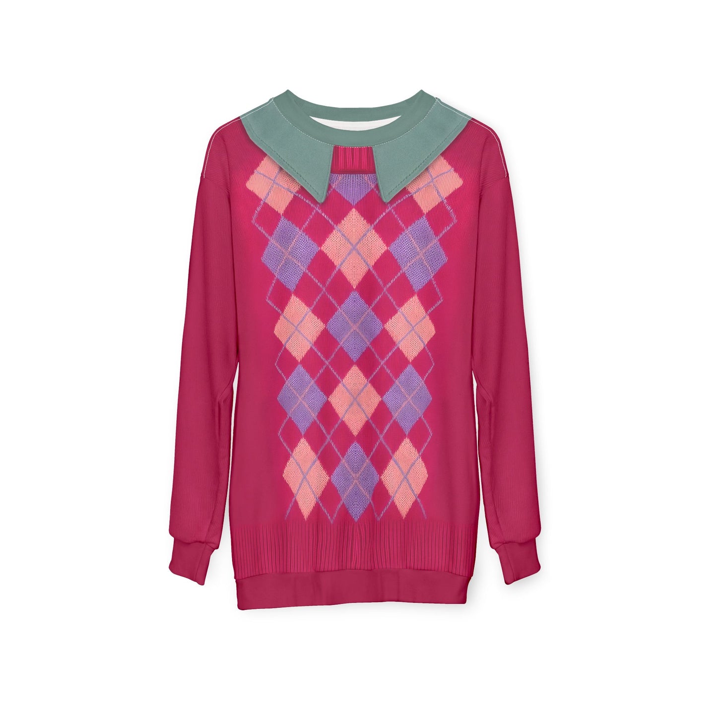 Boys Band Kpop Pink Argyle Long Sleeve Cosplay, Boy Band Korea Group Costume