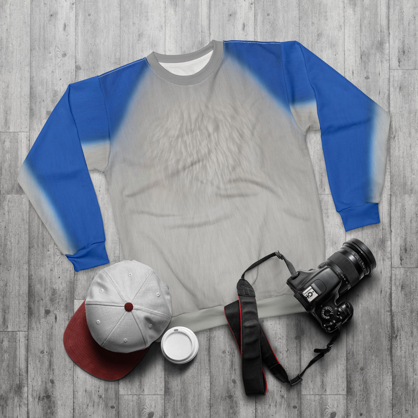 Booster Blue Husky Long Sleeve Cosplay, RoboGobo Inspired Character Costume
