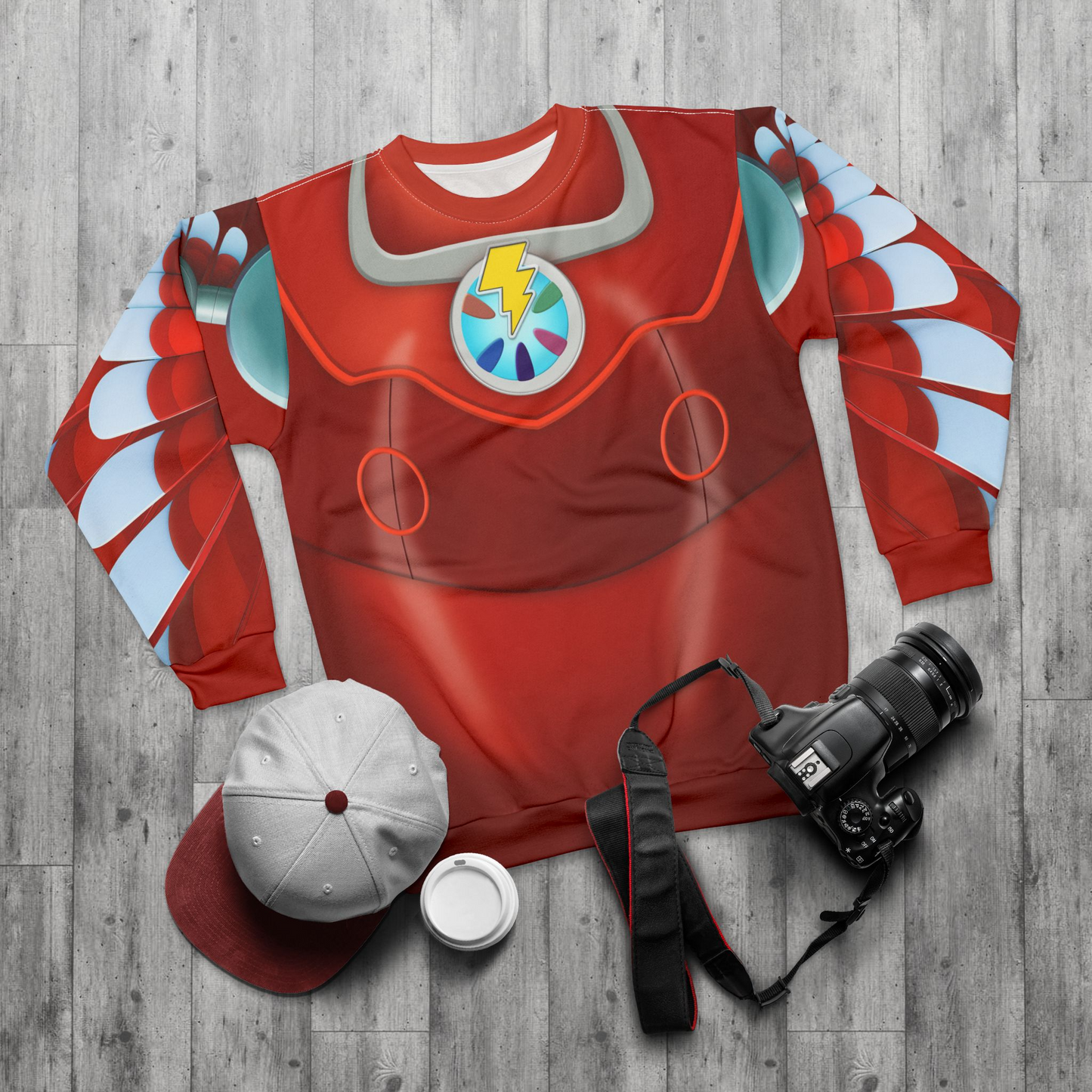 Robo Wingo Suit Long Sleeve Cosplay, RoboGobo Inspired Character Costume