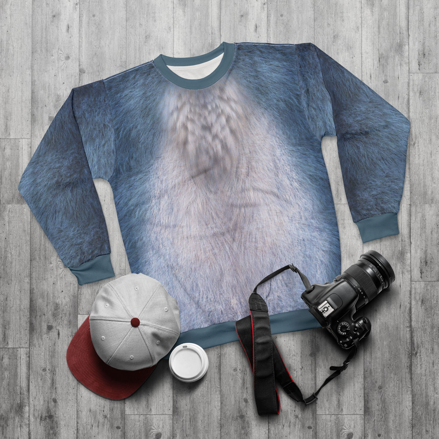 Stitch Faux Fur Long Sleeve Shirt, Lilo & Stitch Character Inspired Costume