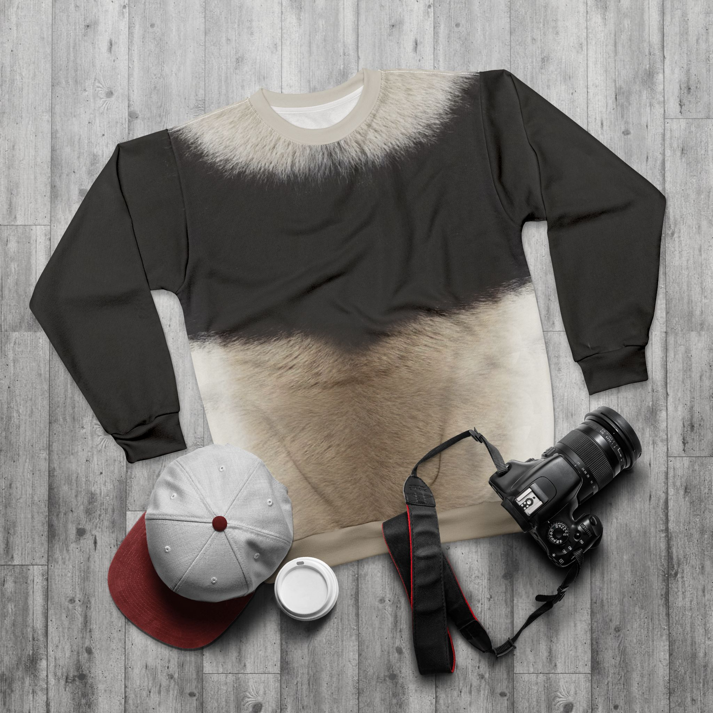 Panda Long Sleeve Shirt, The Overworld Animal Character Inspired Costume