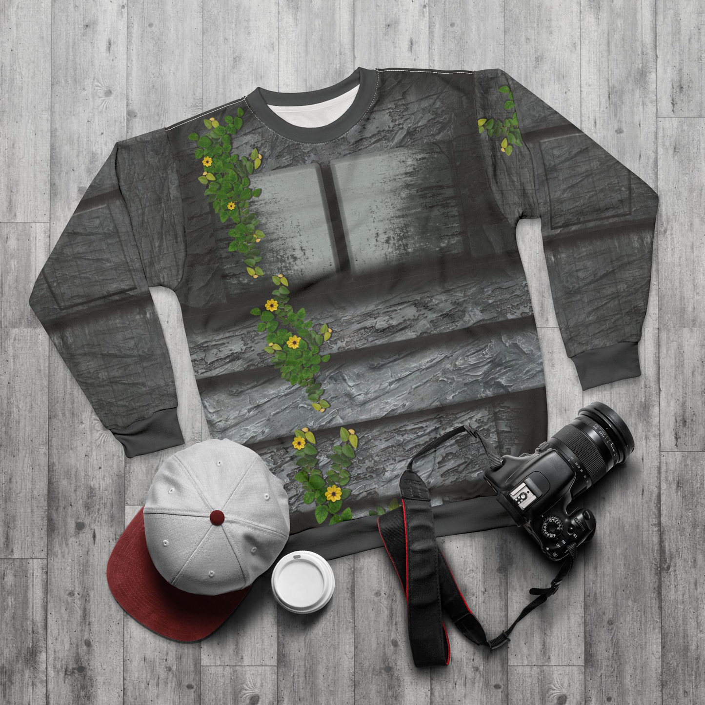 Iron Golem Cosplay Long Sleeve Shirt, The Overworld Game Character Inspired Costume