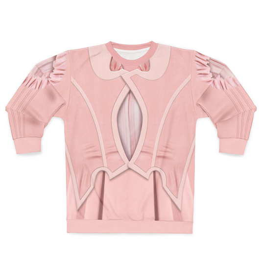 Glinda Pink Good Witch Long Sleeve Cosplay, Wicked Character Inspired Costume