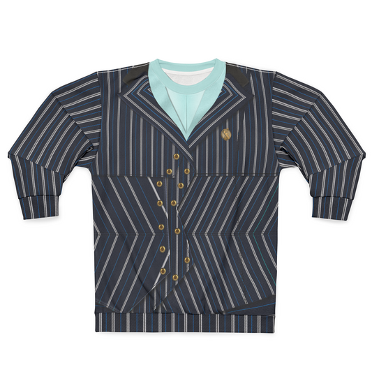 Elphaba Black Striped Shiz Uniform Long Sleeve Cosplay, Wicked Character Inspired Costume