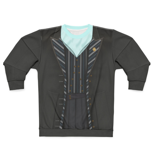 Elphaba Black Striped Shiz Uniform 2 Long Sleeve Cosplay, Wicked Character Inspired Costume