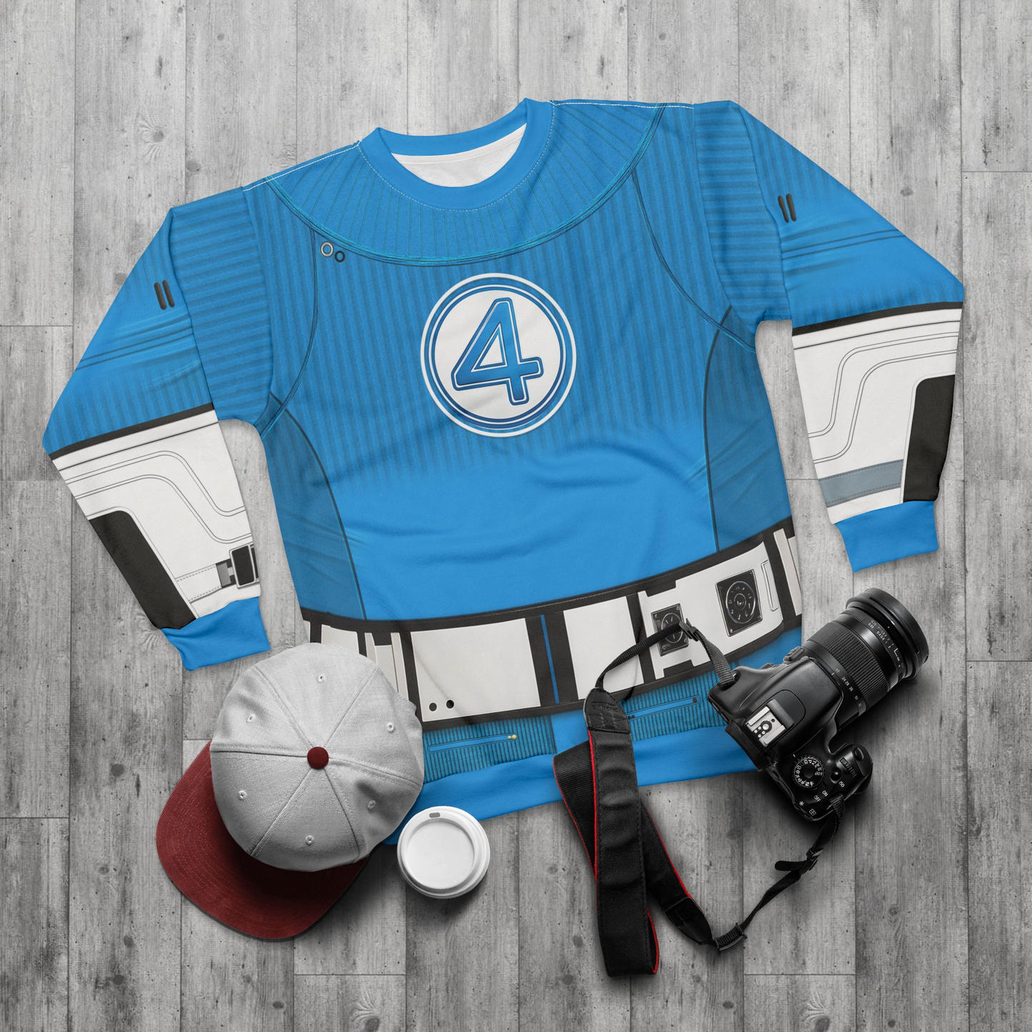 Mister Fantastic Uniform Long Sleeve Cosplay, The Fantastic Four Character Inspired Costume