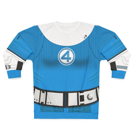 Invisible Woman Long Sleeve Cosplay, The Fantastic Four Character Inspired Costume