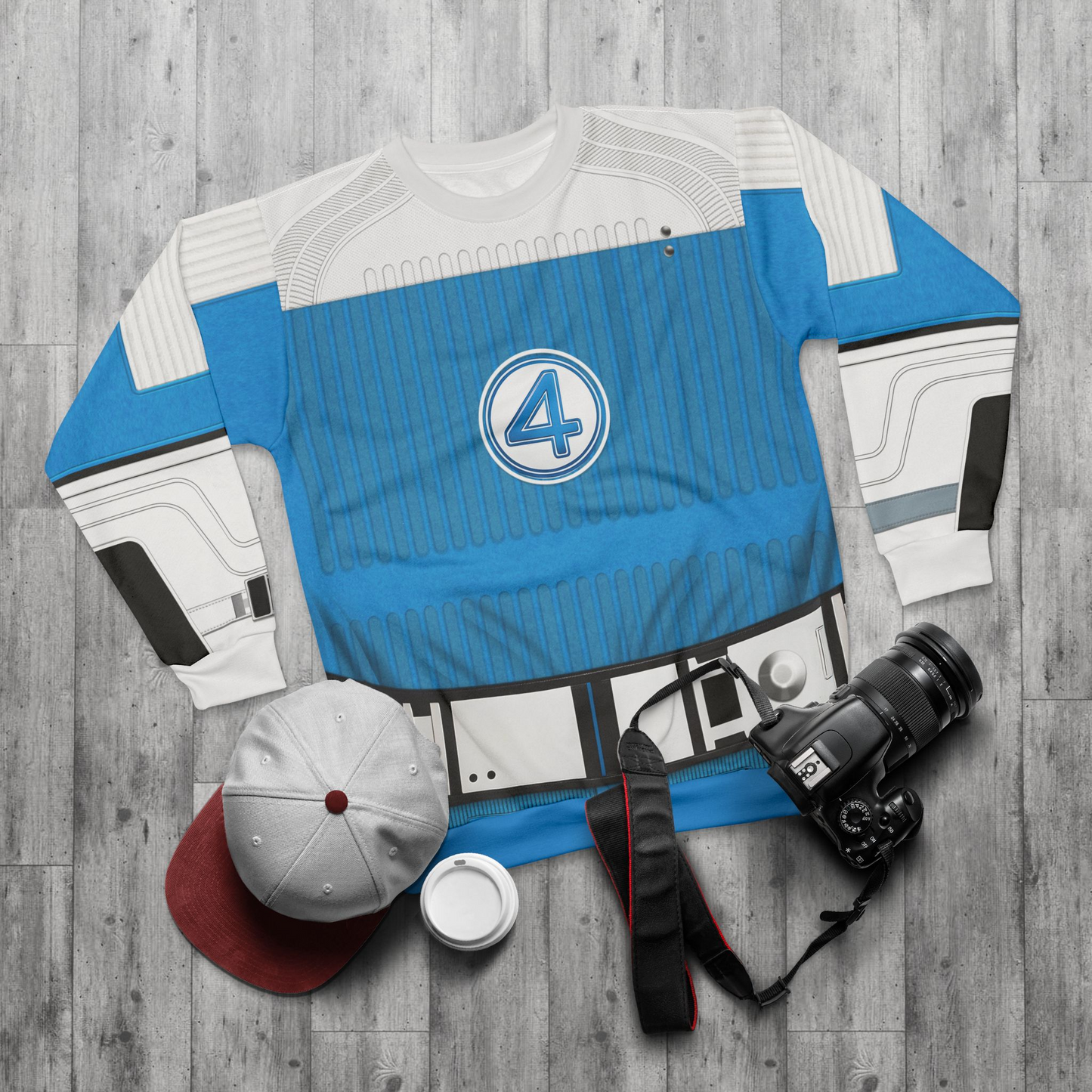 Jonathan Storm Long Sleeve Cosplay, The Fantastic Four Character Inspired Costume