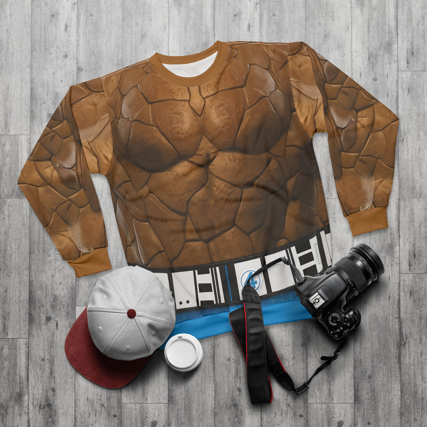 Thing Long Sleeve Cosplay, The Fantastic Four Character Inspired Costume