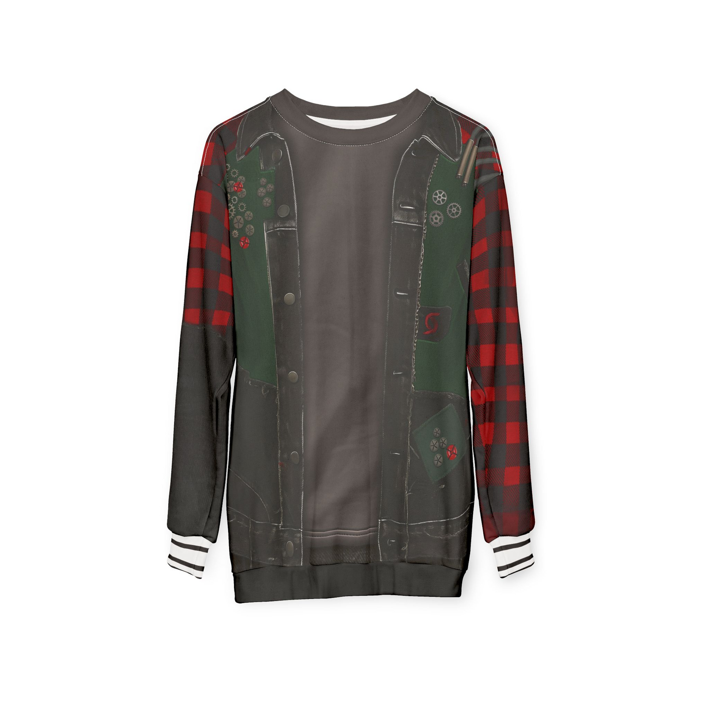 Zed Necrodopolis Long Sleeve Shirt, Zombies 4 Dawn of the Vampires Costume
