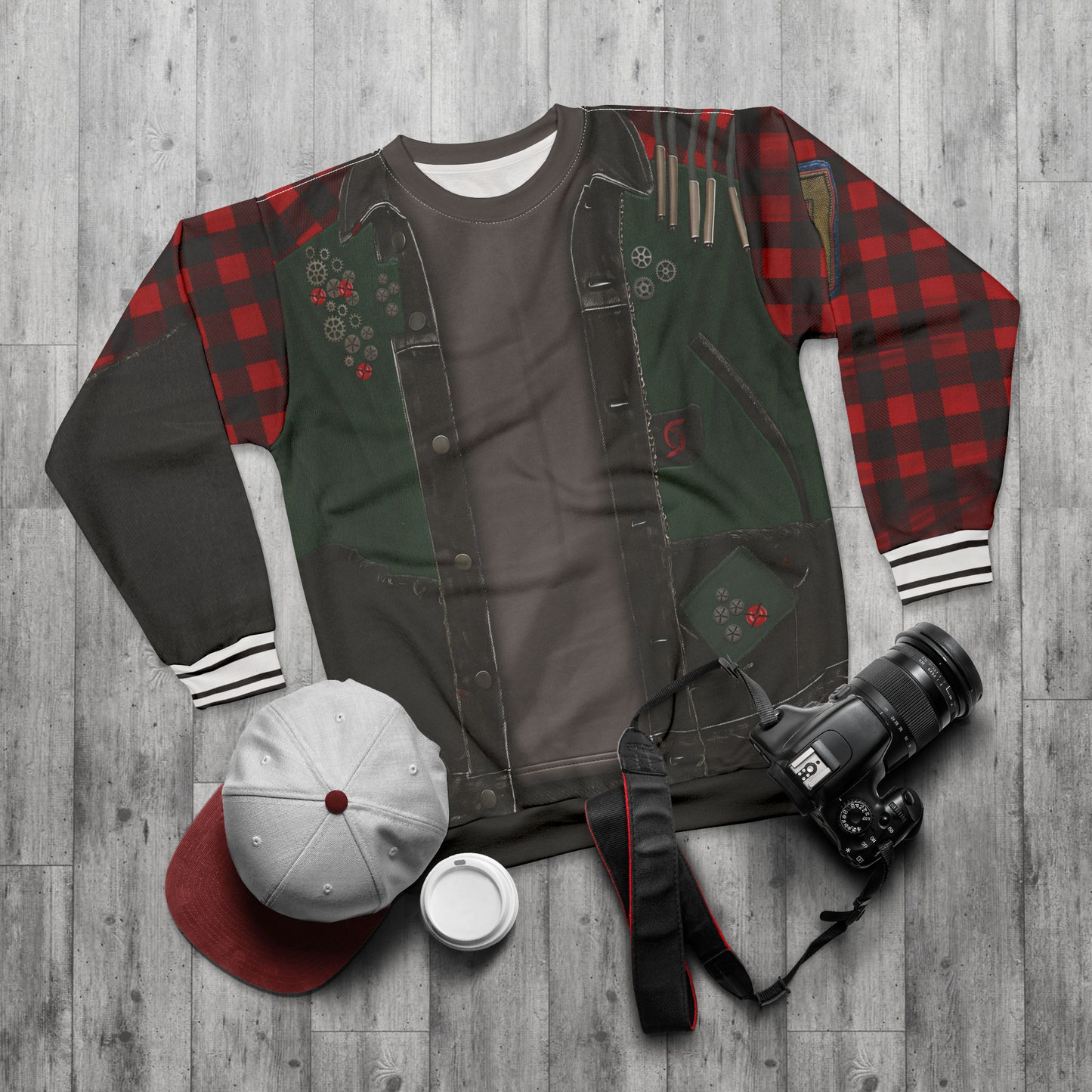 Zed Necrodopolis Long Sleeve Shirt, Zombies 4 Dawn of the Vampires Costume