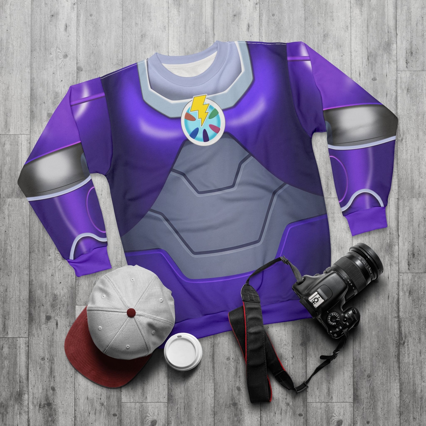Hopper Robo Suit Long Sleeve Cosplay, RoboGobo Inspired Character Costume
