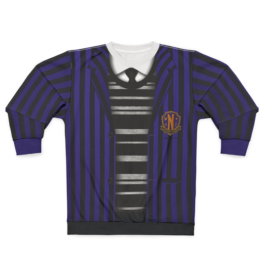 Addams Son Long Sleeve Shirt, Halloween Comedy Movies Costume