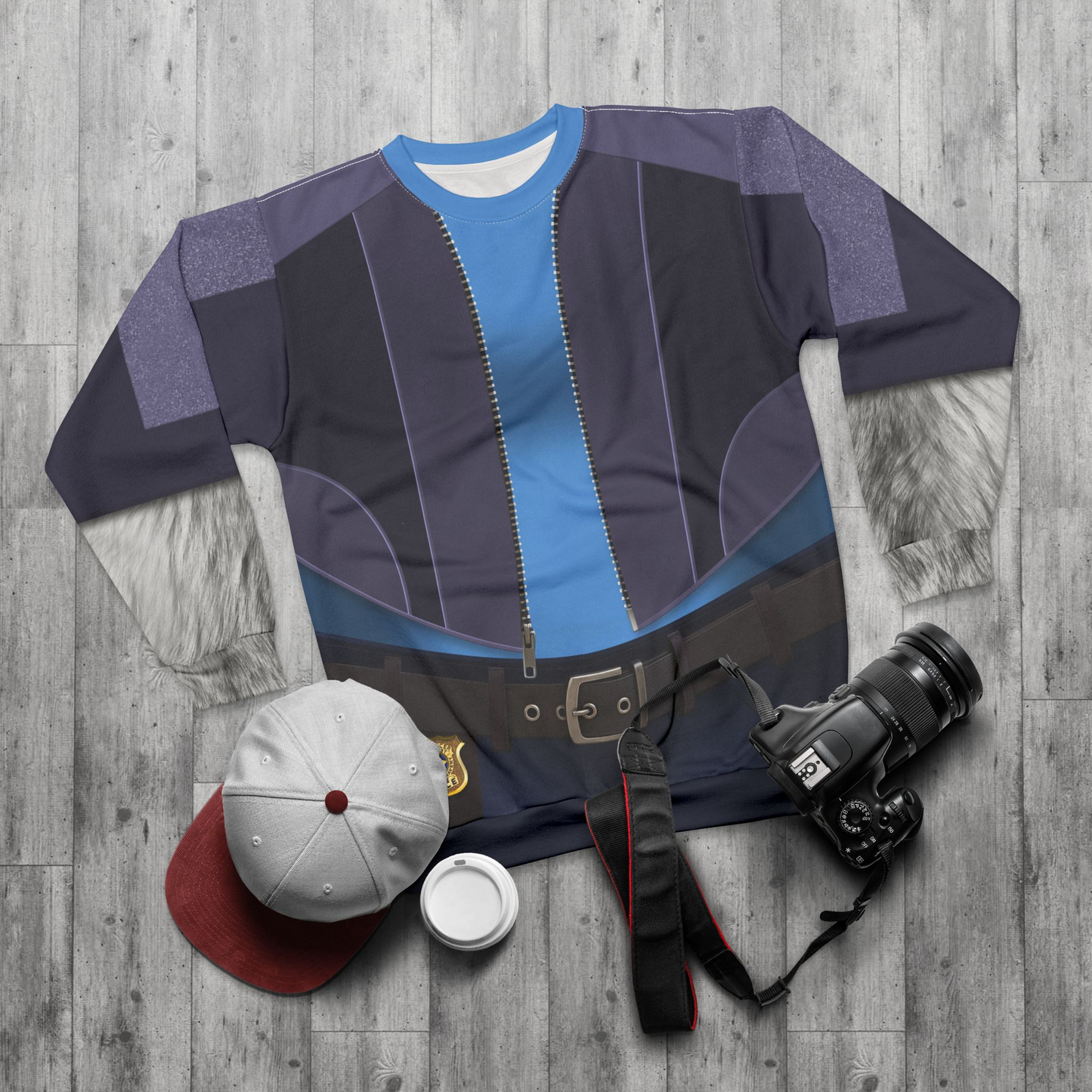Nick Black Suit Long Sleeve Cosplay, Zootopia 2 Character Inspired Costume