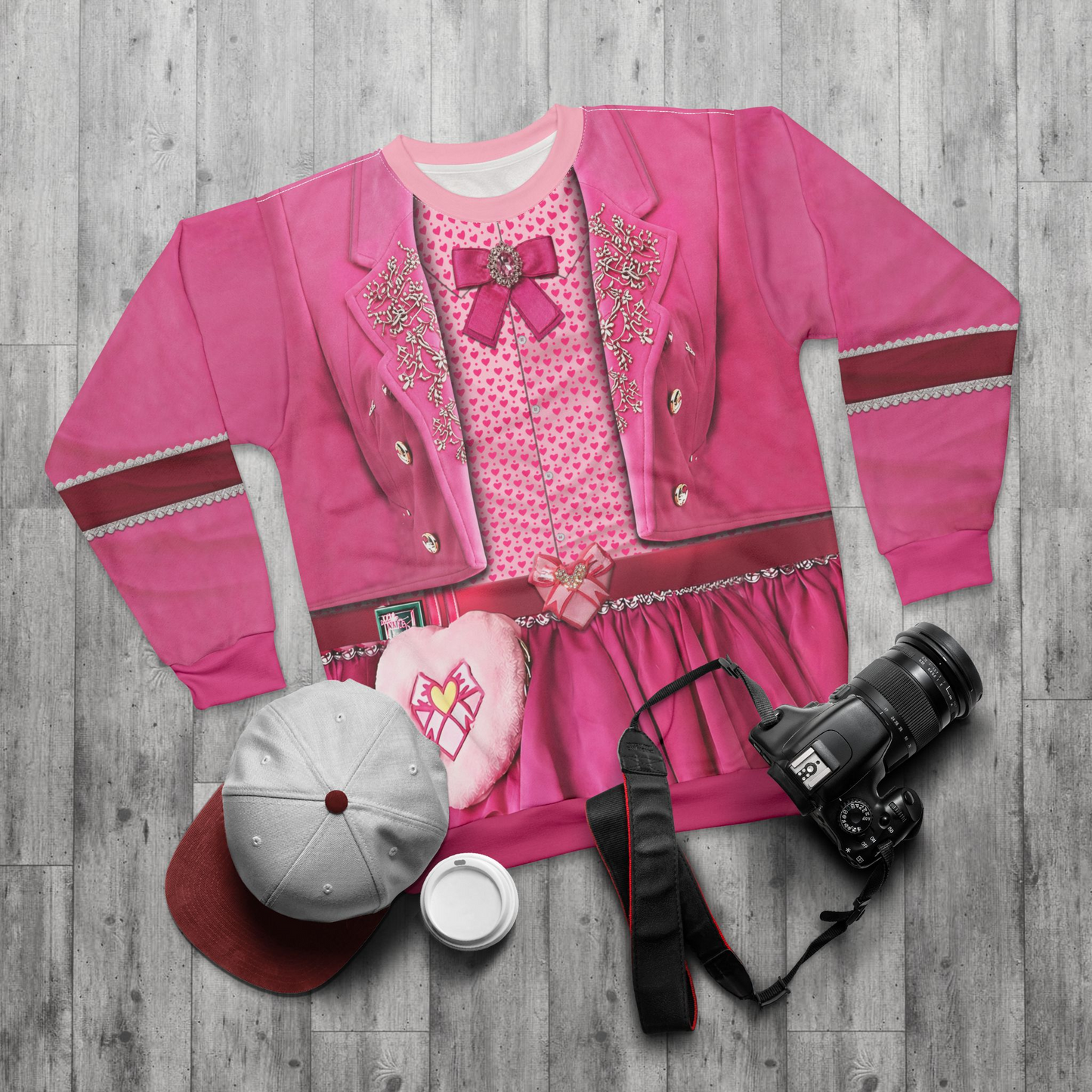 Pink Bubble Long Sleeve Shirt, Descendants 5 Wicked Wonderland Costume