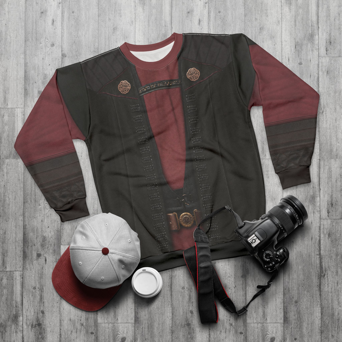 Greef Karga Long Sleeve Shirt, The Mandalorian Costume, Star Wars Apparel, Disney Halloween Outfit, Sci-Fi Movie Gift