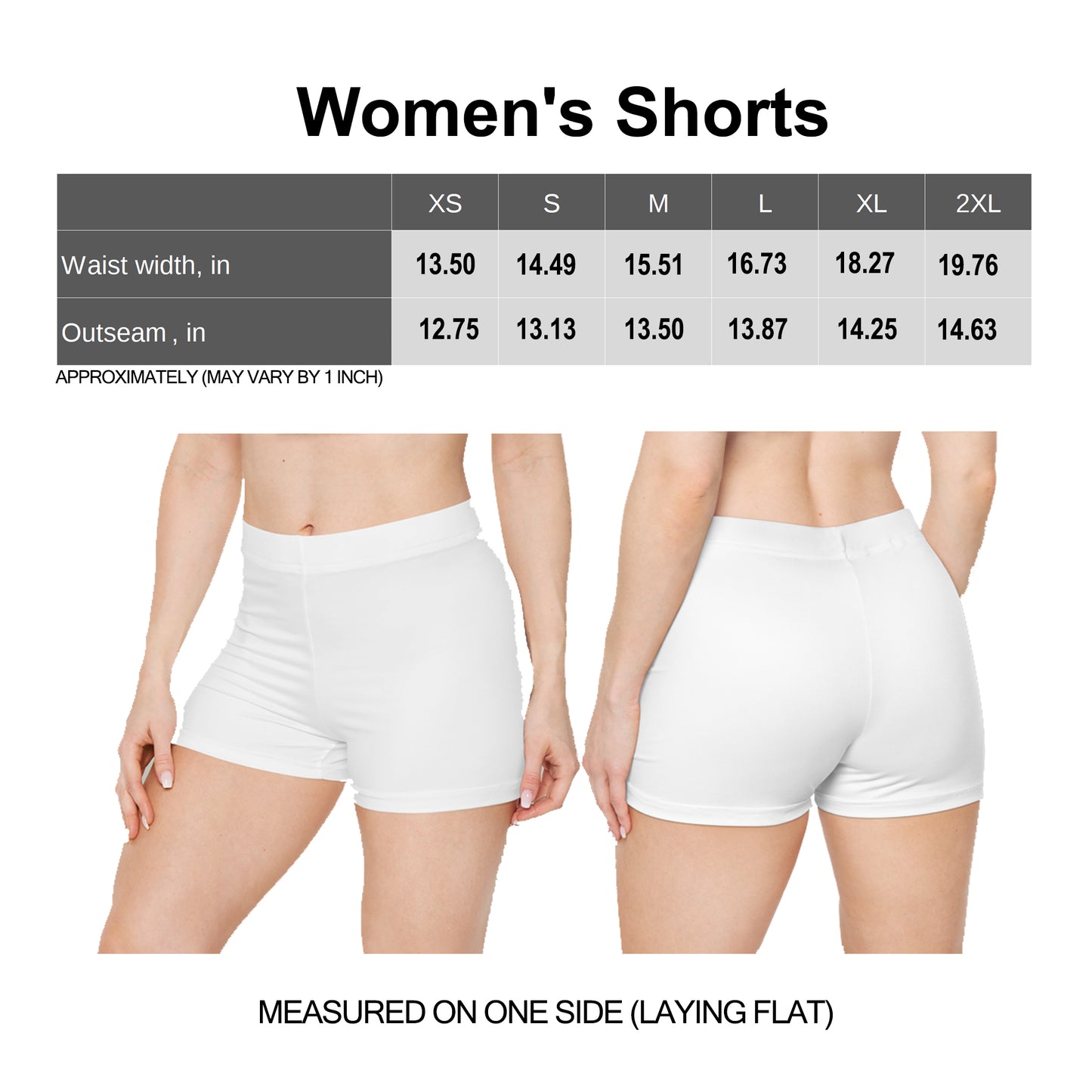 Kpop Golden White Women's Shorts, K-Pop IdoI Girl Group Inspired Cosplay Costume