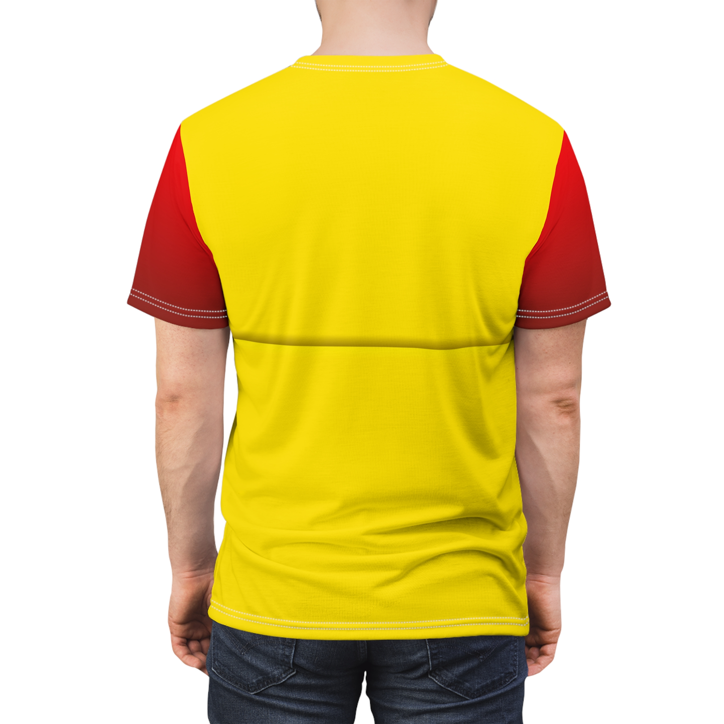 Number Three Yellow Blocks Shirt, Num Characters Costume