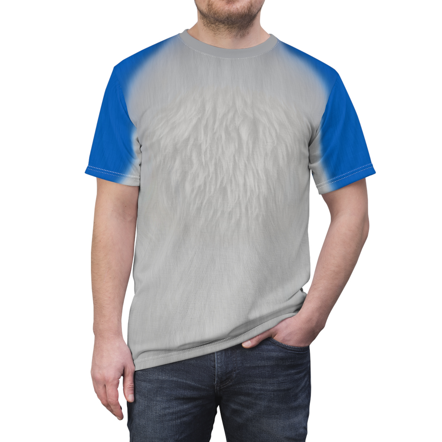 Booster Blue Husky Shirt, RoboGobo Inspired Character Costume