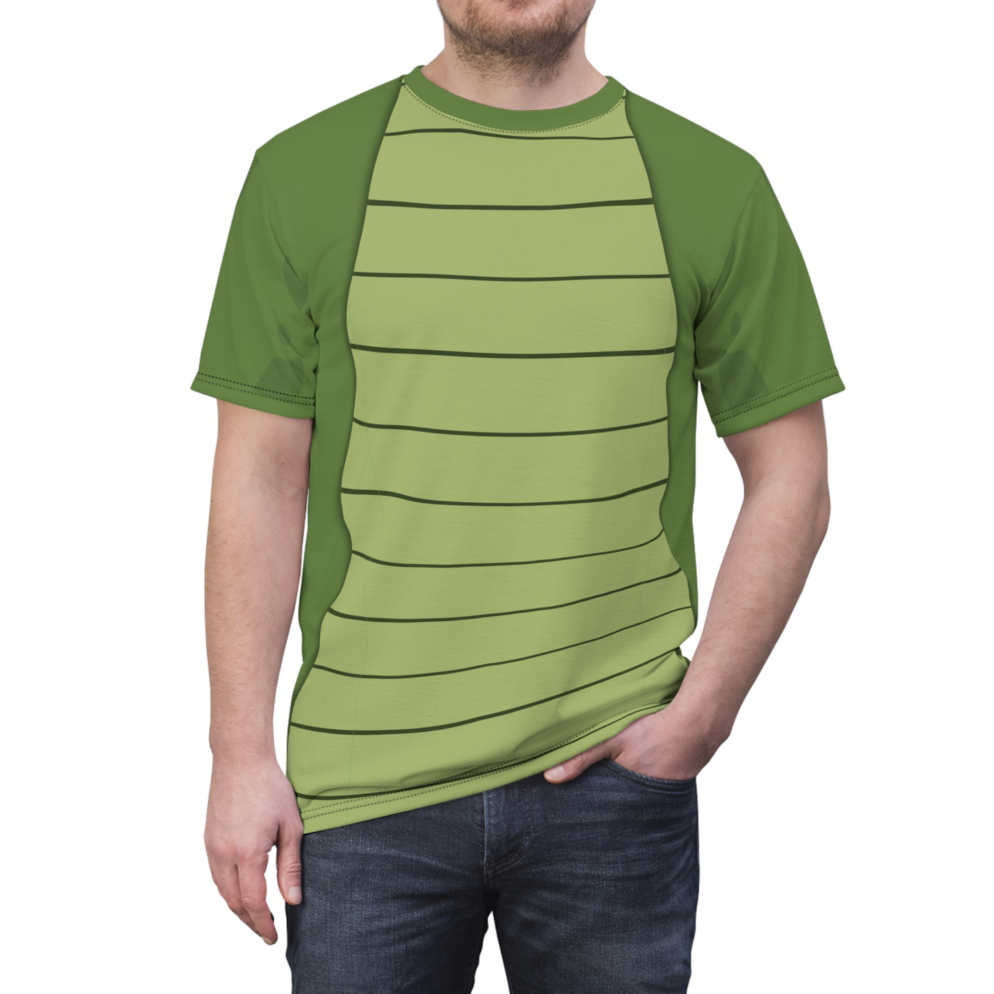Elliott Green Dragon Shirt, Pete's Dragon Costume