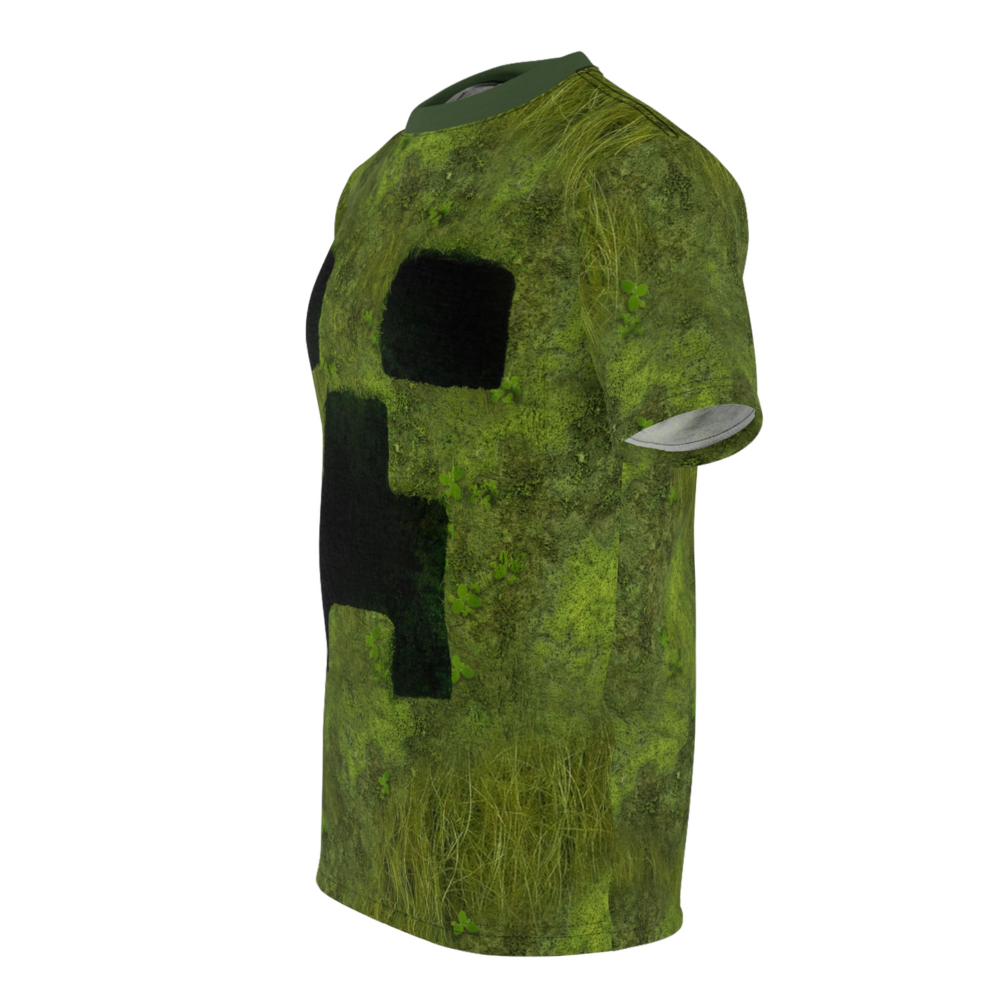 Creeper Face Cosplay Shirt, The Overworld Game Character Inspired Costume