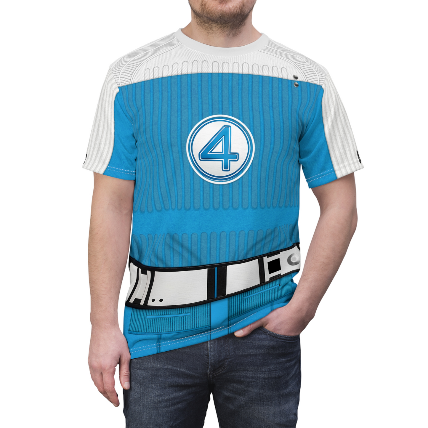 Jonathan Storm Shirt, The Fantastic Four Character Inspired Costume
