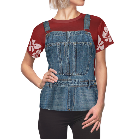 Lilo Pelekai Overalls Women's Shirt, Lilo & Stitch Character Inspired Costume