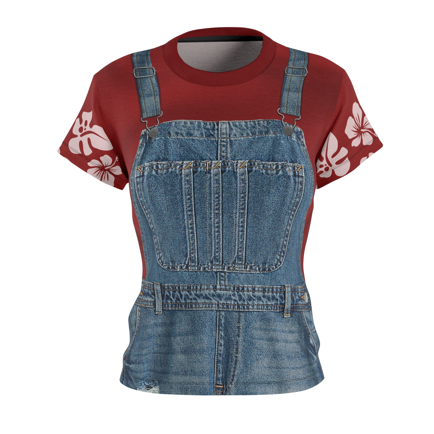 Lilo Pelekai Overalls Women's Shirt, Lilo & Stitch Character Inspired Costume