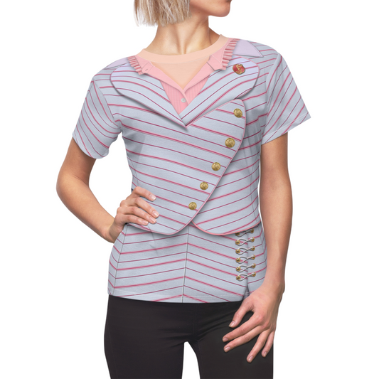 Pink Good Witch University Uniform Women's Shirt, Broadway Character Inspired Costume