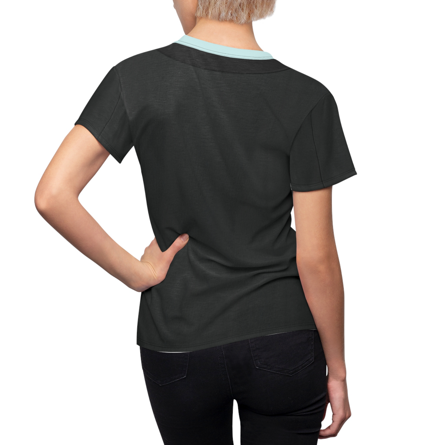 Elphaba Black Striped Shiz Uniform 2 Women's Shirt, Wicked Character Inspired Costume