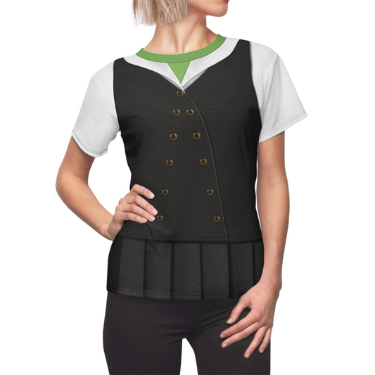 Elphaba Black Shiz Uniform Women's Shirt, Wicked Character Inspired Costume
