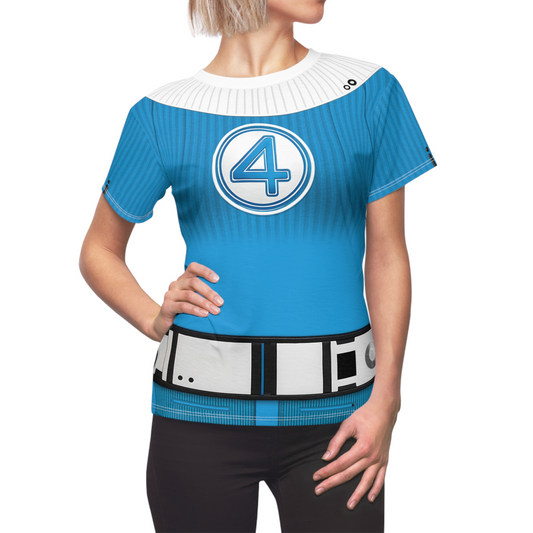 Invisible Woman Women's Shirt, The Fantastic Four Character Inspired Costume
