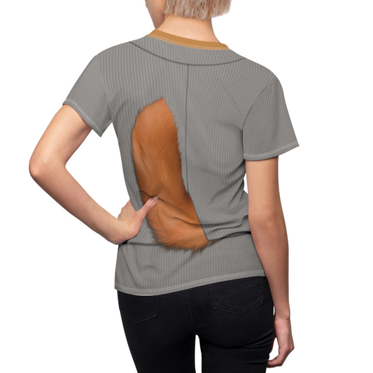 Diane Red Fox Women's Shirt, The Bad Guys Movie 2 Character Inspired Costume