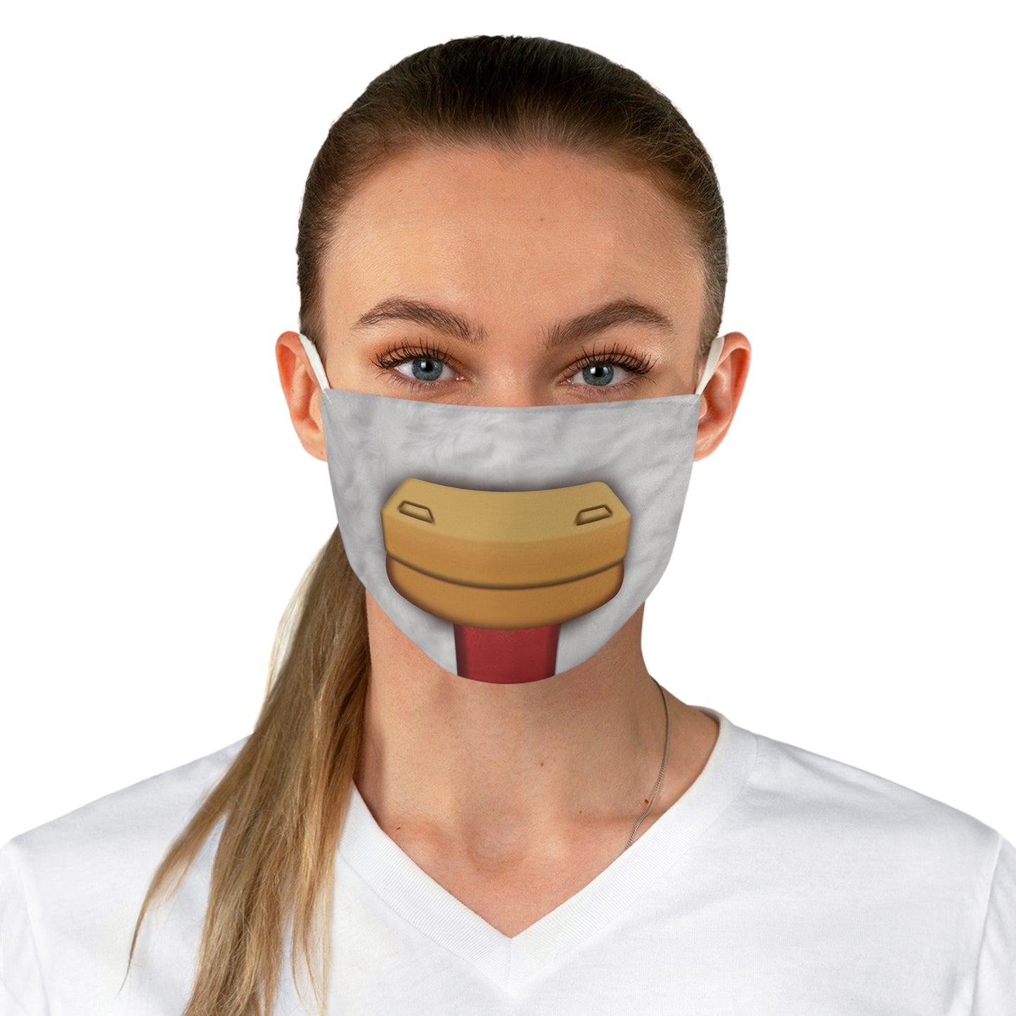 Chicken Jockey Bruh Colth Face Mask, The Overworld Animal Character Inspired Costume