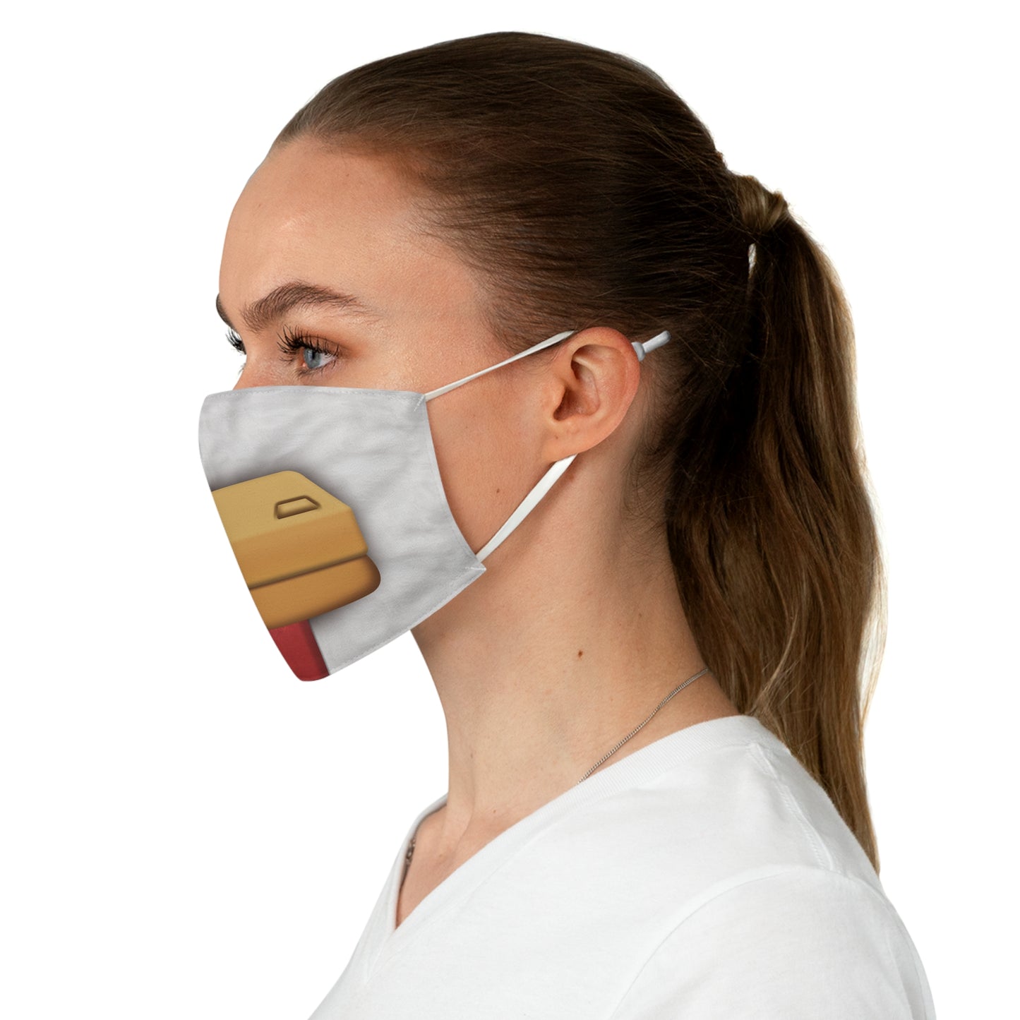 Chicken Jockey Bruh Colth Face Mask, The Overworld Animal Character Inspired Costume