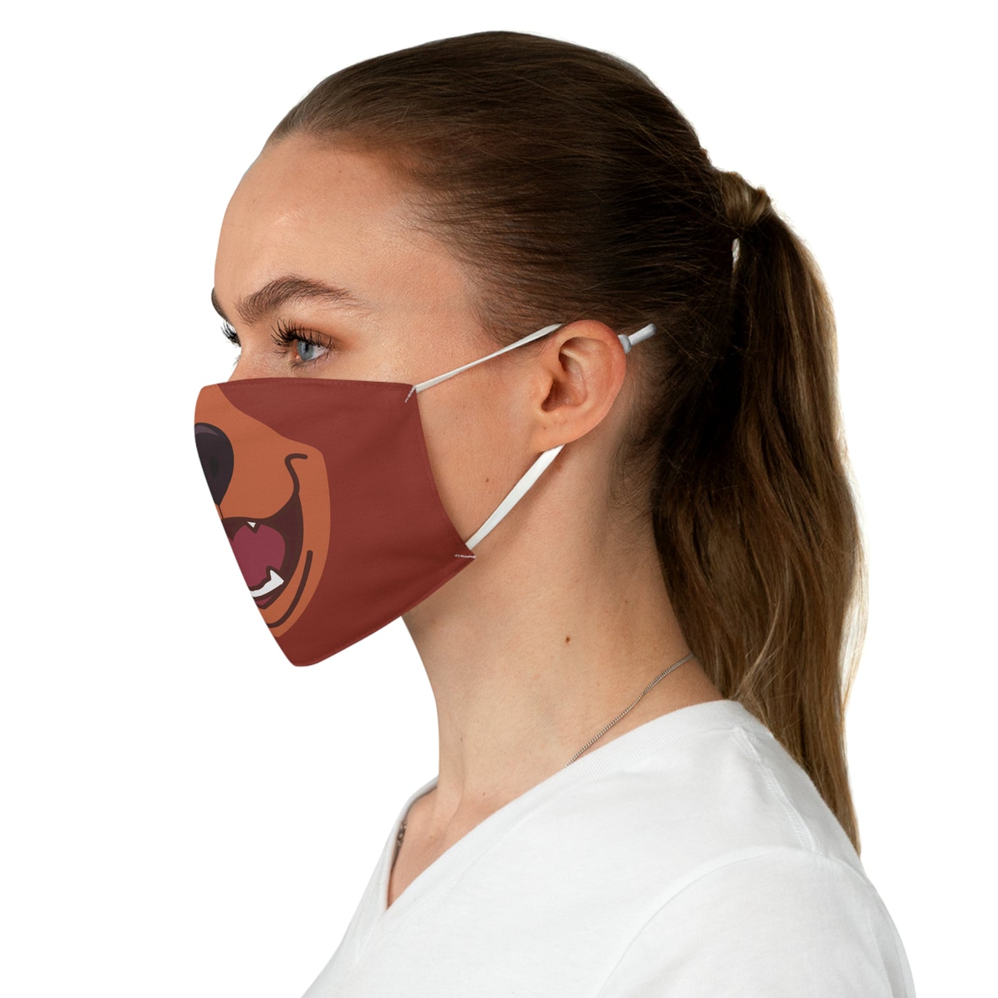 Kenai Colth Face Mask, Brother Bear 2003 Costume