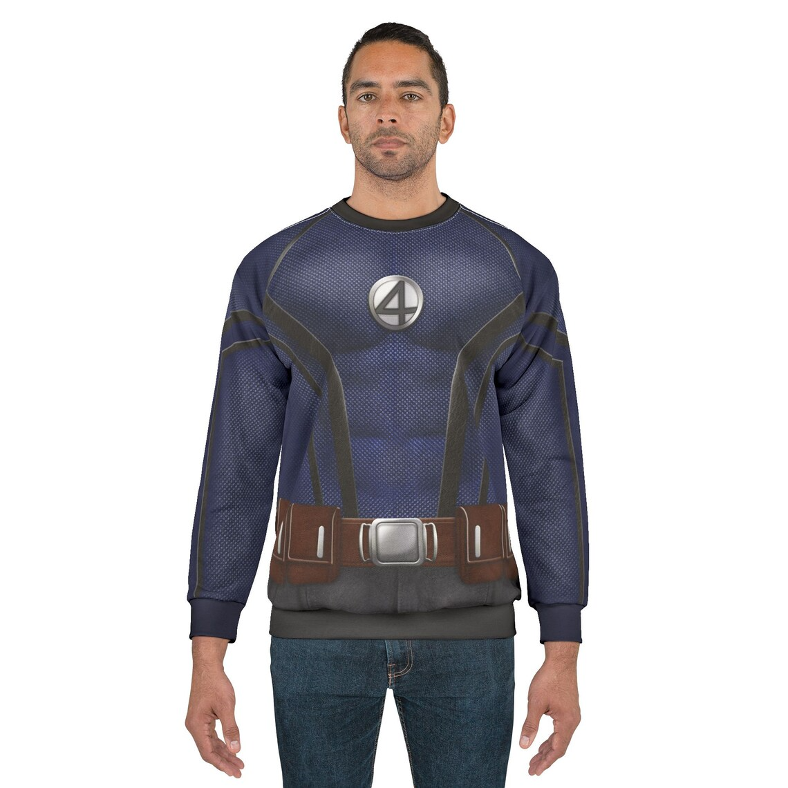 Johnny Storm Long Sleeve Shirt, Deadpool & Wolverine Costume