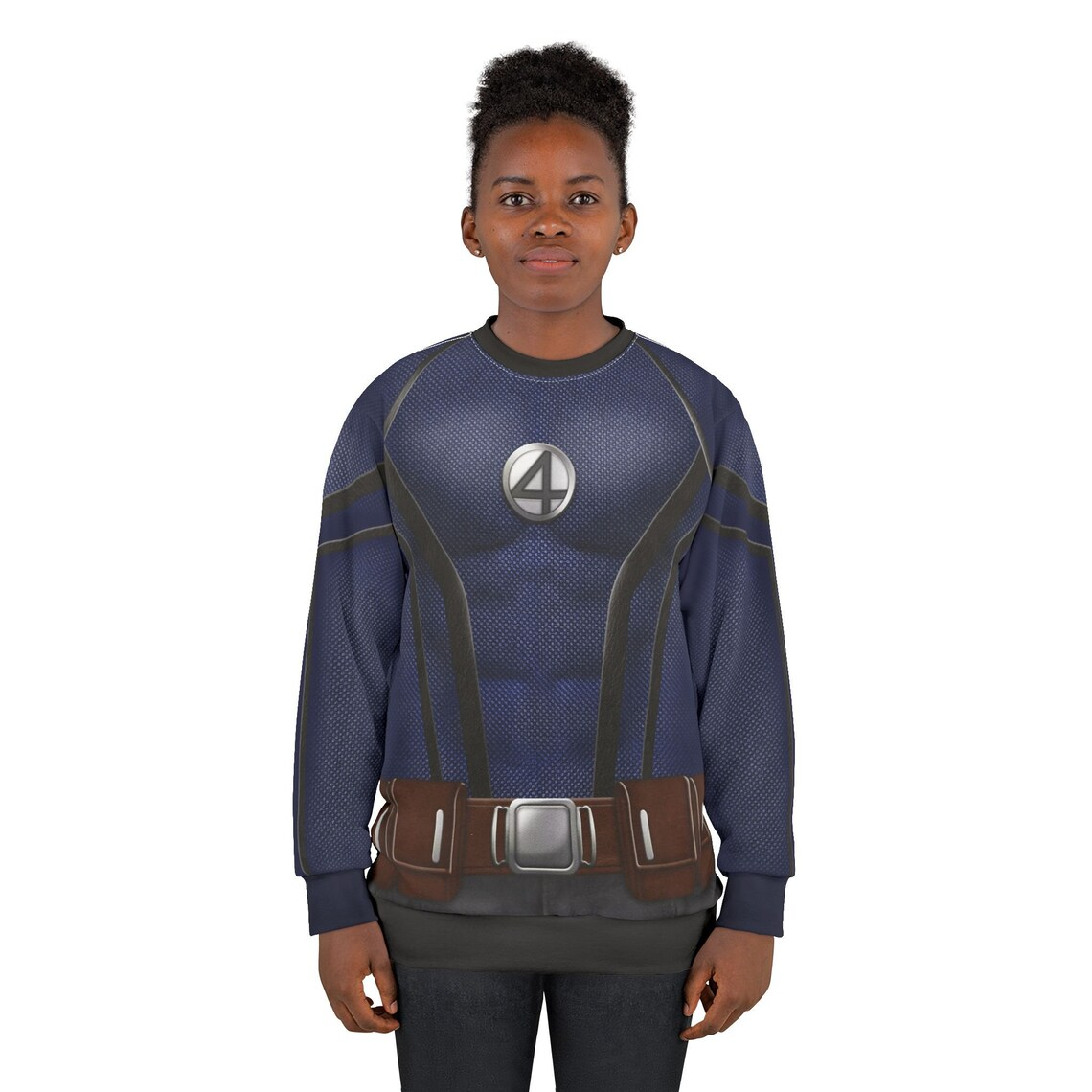 Johnny Storm Long Sleeve Shirt, Deadpool & Wolverine Costume