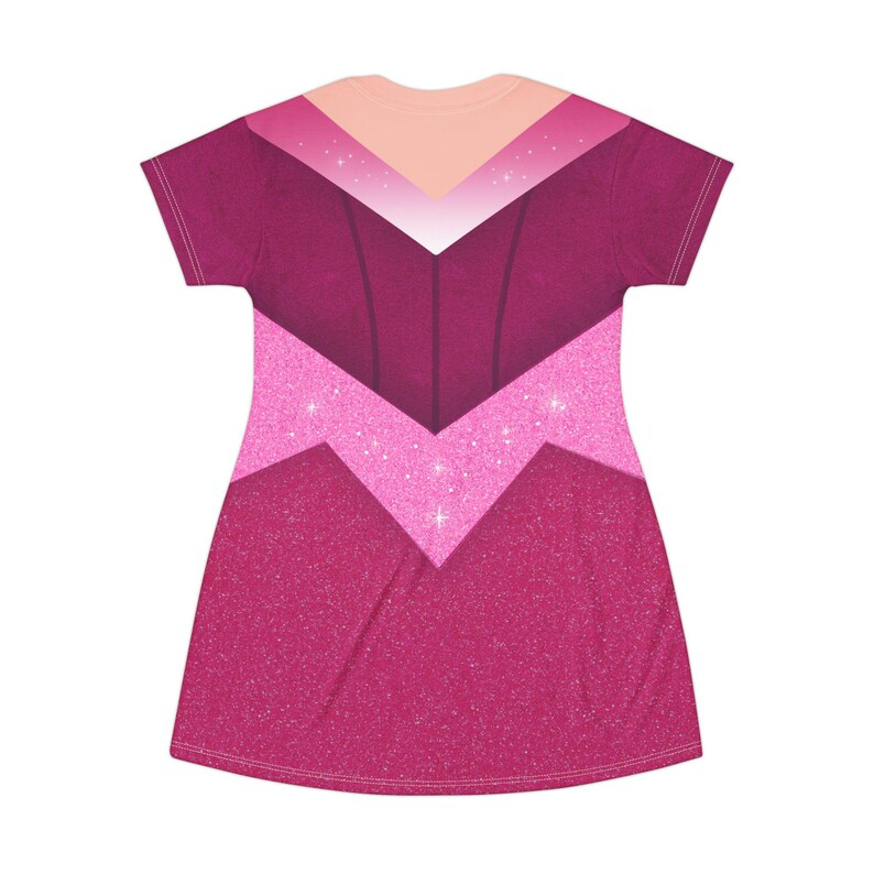 Pink Aurora Short Sleeve Dress, Sleeping Beauty Costume