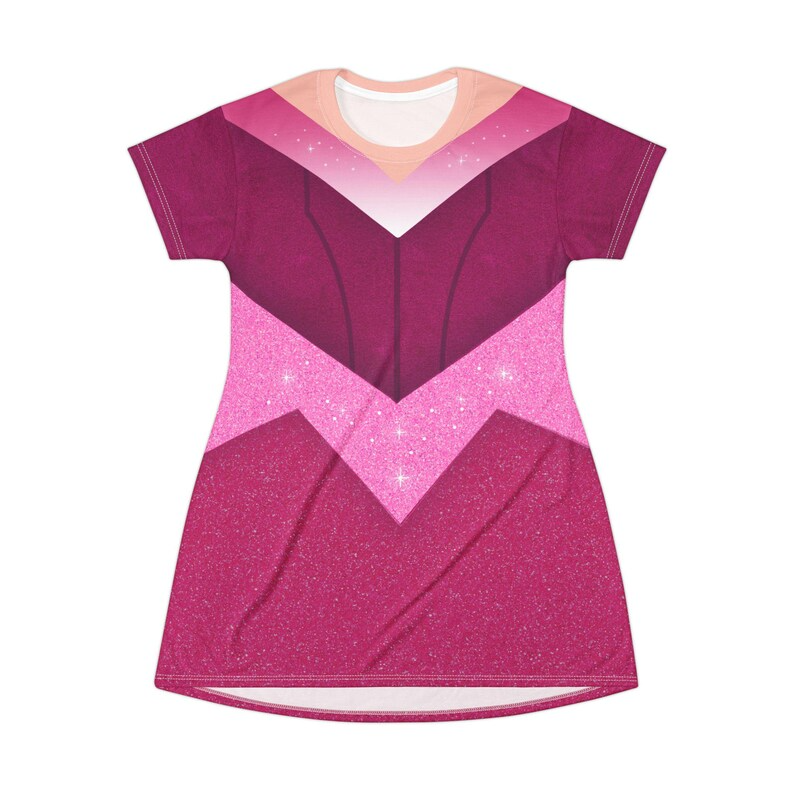 Pink Aurora Short Sleeve Dress, Sleeping Beauty Costume