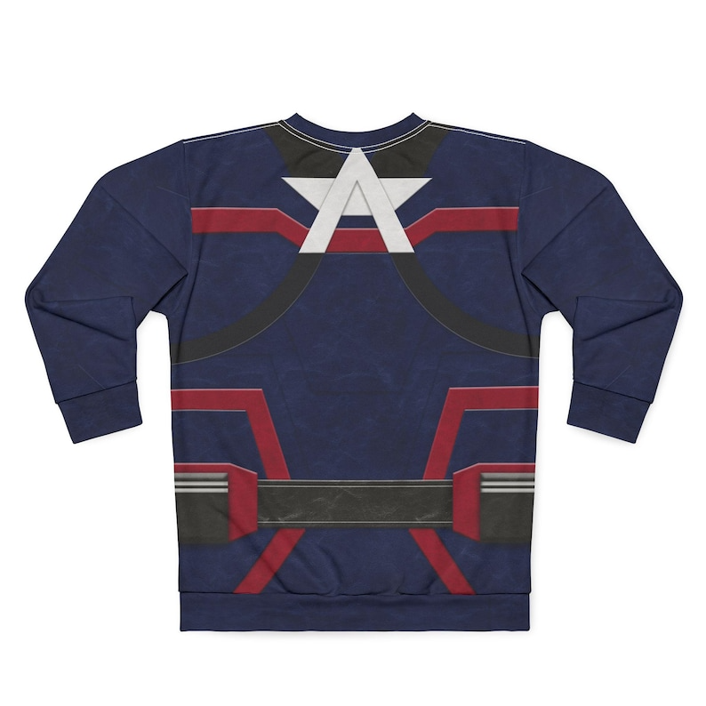 US Agent Blue Long Sleeves Shirt, The Falcon and the Winter Soldier Costume