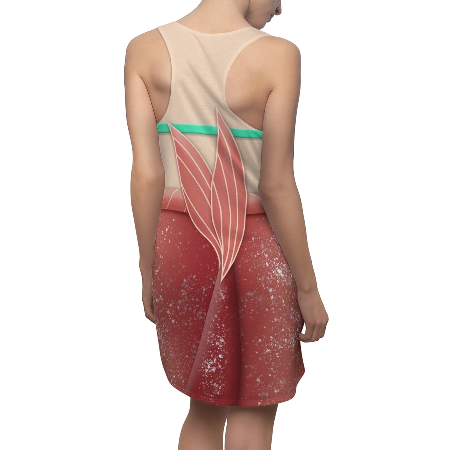 Adult Mermaid Melody Sleeveless Dress, Disney Little Mermaid Cosplay