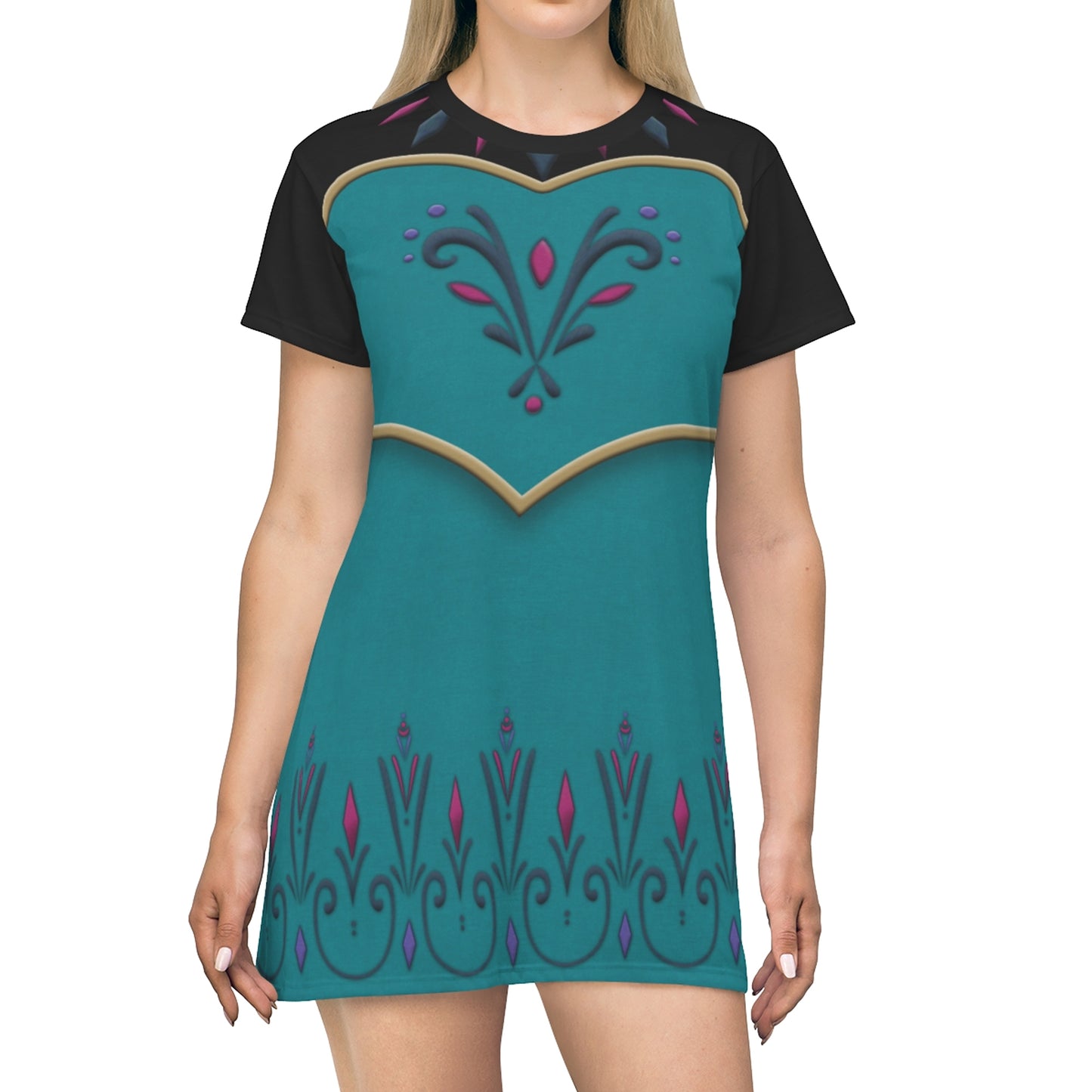 Elsa Coronation Short Sleeve Dress, Frozen Costume