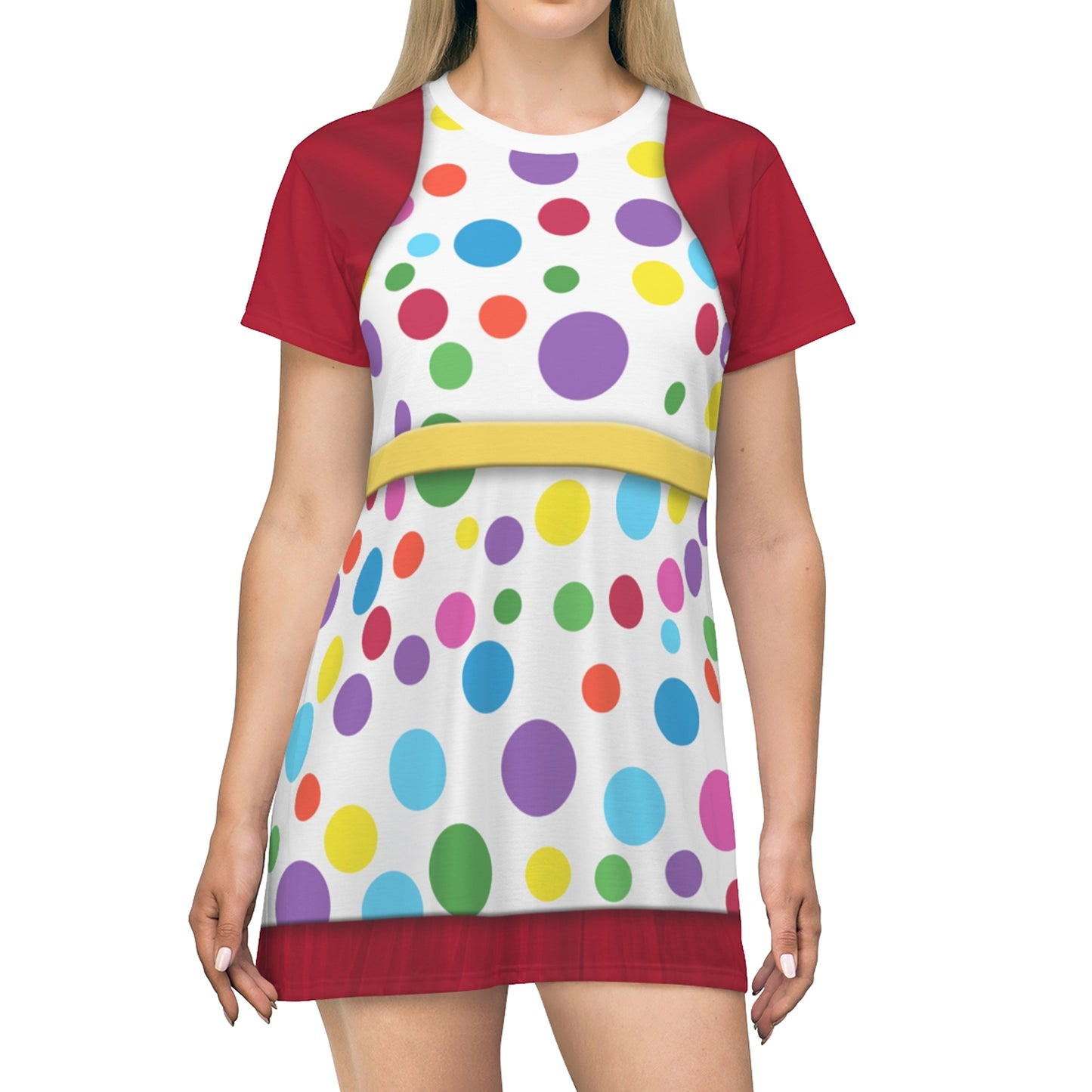 Red Move It! Shake It! MousekeDance It! Sleeve Dress, Magic Kingdom Costume