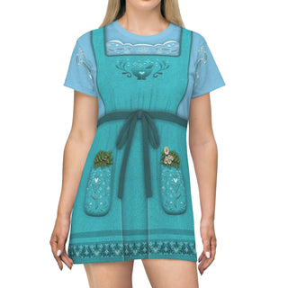 Disney Encanto Short Sleeve Dress, Julieta Madrigal Cosplay Costume