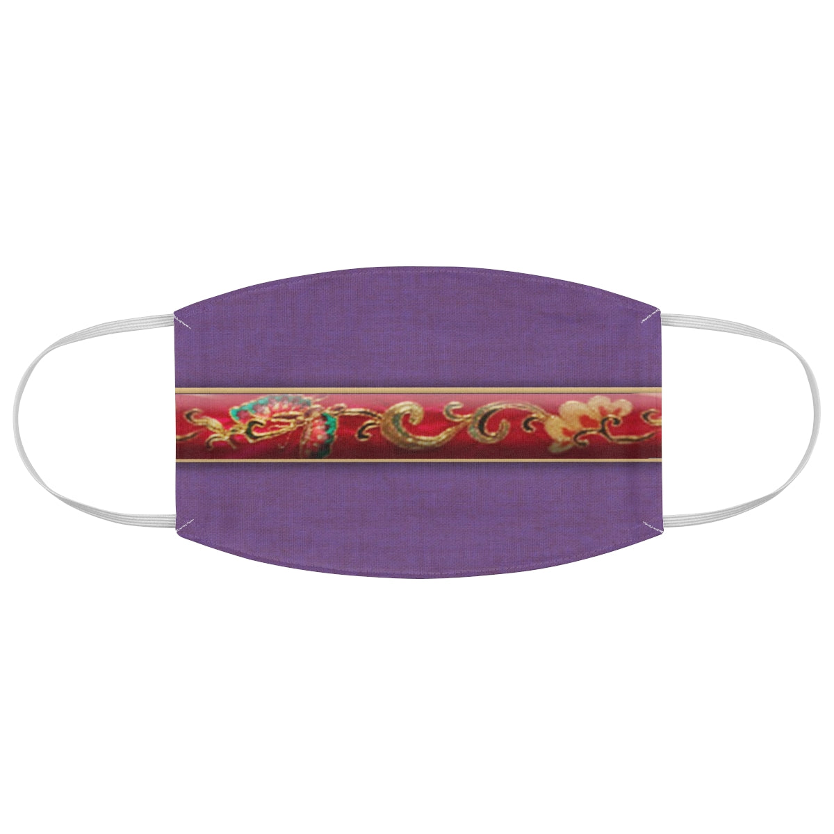 Mulan Purple Outfit Face Mask, Mulan Live Action Costume