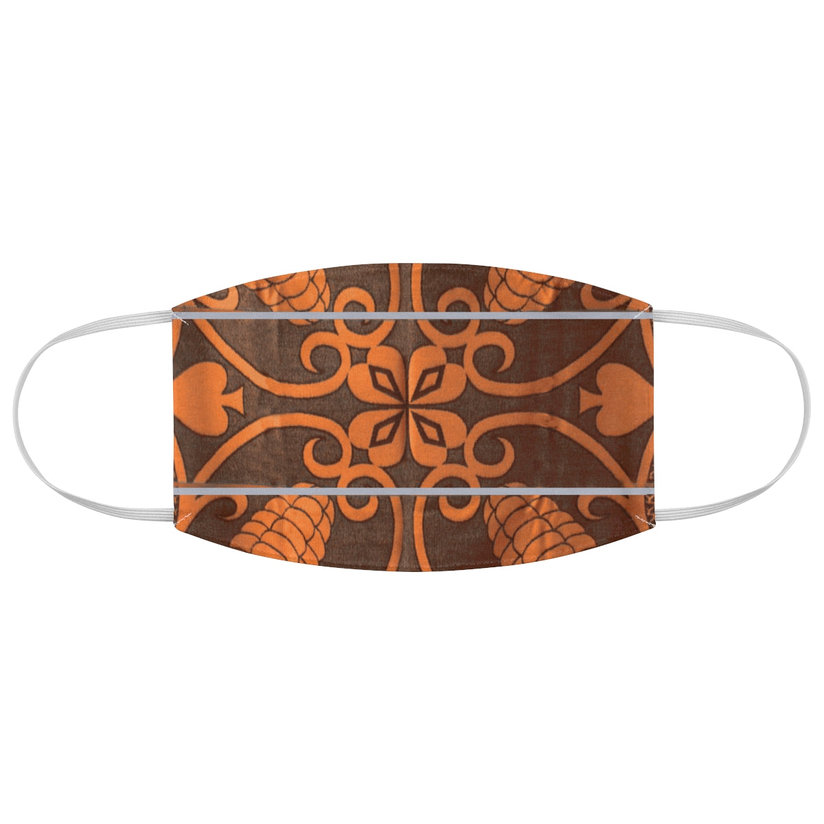 Brown and Orange Basotho Face Mask, Black Panther Costume