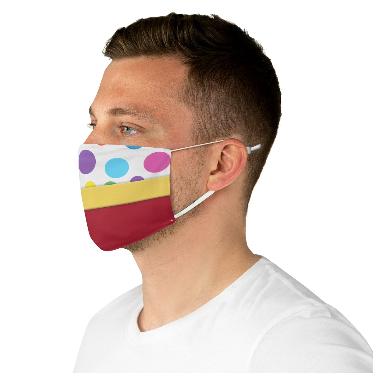 Red Move It! Shake Face Mask, Magic Kingdom Costume