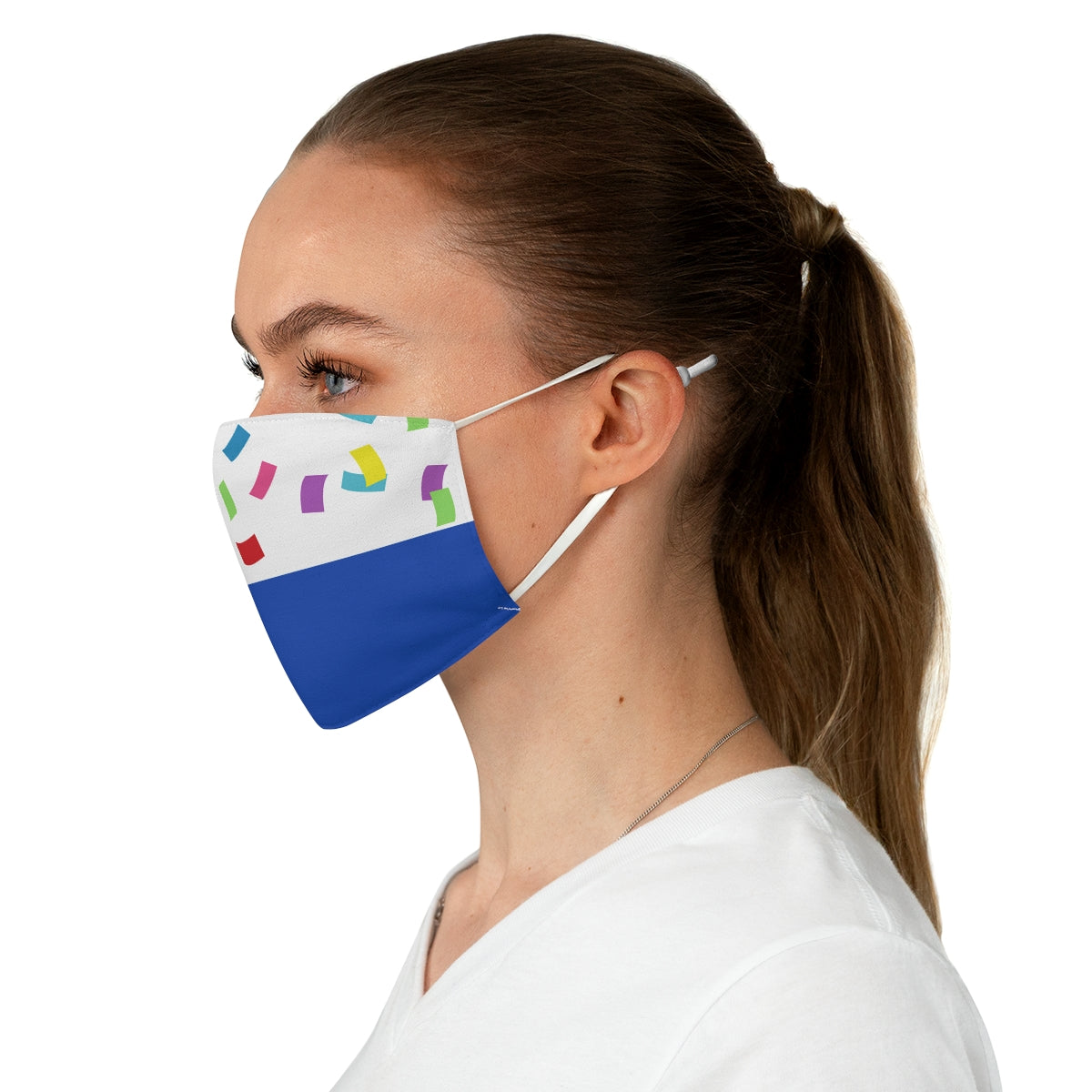 Blue Move It! Shake Face Mask, Magic Kingdom Costume
